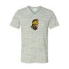 White Marble Unisex Jersey Short-Sleeve V-Neck T-Shirt Thumbnail