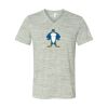 White Marble Unisex Jersey Short-Sleeve V-Neck T-Shirt Thumbnail