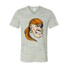 White Marble Unisex Jersey Short-Sleeve V-Neck T-Shirt Thumbnail
