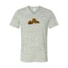 White Marble Unisex Jersey Short-Sleeve V-Neck T-Shirt Thumbnail