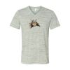 White Marble Unisex Jersey Short-Sleeve V-Neck T-Shirt Thumbnail