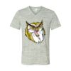 White Marble Unisex Jersey Short-Sleeve V-Neck T-Shirt Thumbnail
