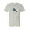 White Marble Unisex Jersey Short-Sleeve V-Neck T-Shirt Thumbnail