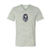 White Marble Unisex Jersey Short-Sleeve V-Neck T-Shirt Thumbnail