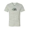 White Marble Unisex Jersey Short-Sleeve V-Neck T-Shirt Thumbnail