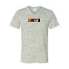 White Marble Unisex Jersey Short-Sleeve V-Neck T-Shirt Thumbnail