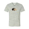White Marble Unisex Jersey Short-Sleeve V-Neck T-Shirt Thumbnail