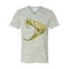 White Marble Unisex Jersey Short-Sleeve V-Neck T-Shirt Thumbnail