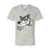 White Marble Unisex Jersey Short-Sleeve V-Neck T-Shirt Thumbnail