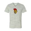 White Marble Unisex Jersey Short-Sleeve V-Neck T-Shirt Thumbnail