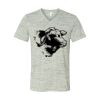 White Marble Unisex Jersey Short-Sleeve V-Neck T-Shirt Thumbnail