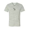 White Marble Unisex Jersey Short-Sleeve V-Neck T-Shirt Thumbnail
