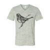 White Marble Unisex Jersey Short-Sleeve V-Neck T-Shirt Thumbnail