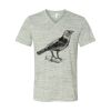 White Marble Unisex Jersey Short-Sleeve V-Neck T-Shirt Thumbnail