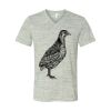 White Marble Unisex Jersey Short-Sleeve V-Neck T-Shirt Thumbnail