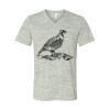 White Marble Unisex Jersey Short-Sleeve V-Neck T-Shirt Thumbnail