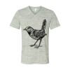 White Marble Unisex Jersey Short-Sleeve V-Neck T-Shirt Thumbnail