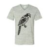 White Marble Unisex Jersey Short-Sleeve V-Neck T-Shirt Thumbnail