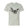 White Marble Unisex Jersey Short-Sleeve V-Neck T-Shirt Thumbnail