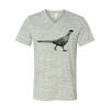 White Marble Unisex Jersey Short-Sleeve V-Neck T-Shirt Thumbnail