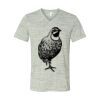 White Marble Unisex Jersey Short-Sleeve V-Neck T-Shirt Thumbnail