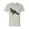 White Marble Unisex Jersey Short-Sleeve V-Neck T-Shirt Thumbnail