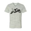 White Marble Unisex Jersey Short-Sleeve V-Neck T-Shirt Thumbnail