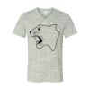 White Marble Unisex Jersey Short-Sleeve V-Neck T-Shirt Thumbnail