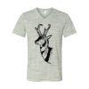 White Marble Unisex Jersey Short-Sleeve V-Neck T-Shirt Thumbnail