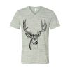 White Marble Unisex Jersey Short-Sleeve V-Neck T-Shirt Thumbnail