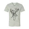 White Marble Unisex Jersey Short-Sleeve V-Neck T-Shirt Thumbnail