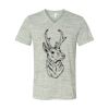 White Marble Unisex Jersey Short-Sleeve V-Neck T-Shirt Thumbnail