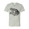 White Marble Unisex Jersey Short-Sleeve V-Neck T-Shirt Thumbnail