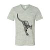 White Marble Unisex Jersey Short-Sleeve V-Neck T-Shirt Thumbnail