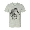 White Marble Unisex Jersey Short-Sleeve V-Neck T-Shirt Thumbnail