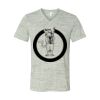 White Marble Unisex Jersey Short-Sleeve V-Neck T-Shirt Thumbnail