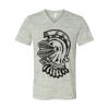 White Marble Unisex Jersey Short-Sleeve V-Neck T-Shirt Thumbnail