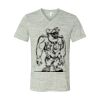 White Marble Unisex Jersey Short-Sleeve V-Neck T-Shirt Thumbnail