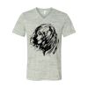 White Marble Unisex Jersey Short-Sleeve V-Neck T-Shirt Thumbnail