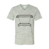 White Marble Unisex Jersey Short-Sleeve V-Neck T-Shirt Thumbnail