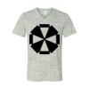 White Marble Unisex Jersey Short-Sleeve V-Neck T-Shirt Thumbnail