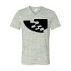 White Marble Unisex Jersey Short-Sleeve V-Neck T-Shirt Thumbnail