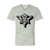White Marble Unisex Jersey Short-Sleeve V-Neck T-Shirt Thumbnail