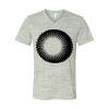 White Marble Unisex Jersey Short-Sleeve V-Neck T-Shirt Thumbnail