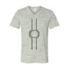 White Marble Unisex Jersey Short-Sleeve V-Neck T-Shirt Thumbnail