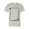 White Marble Unisex Jersey Short-Sleeve V-Neck T-Shirt Thumbnail