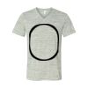 White Marble Unisex Jersey Short-Sleeve V-Neck T-Shirt Thumbnail