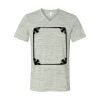 White Marble Unisex Jersey Short-Sleeve V-Neck T-Shirt Thumbnail