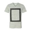 White Marble Unisex Jersey Short-Sleeve V-Neck T-Shirt Thumbnail