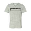 White Marble Unisex Jersey Short-Sleeve V-Neck T-Shirt Thumbnail